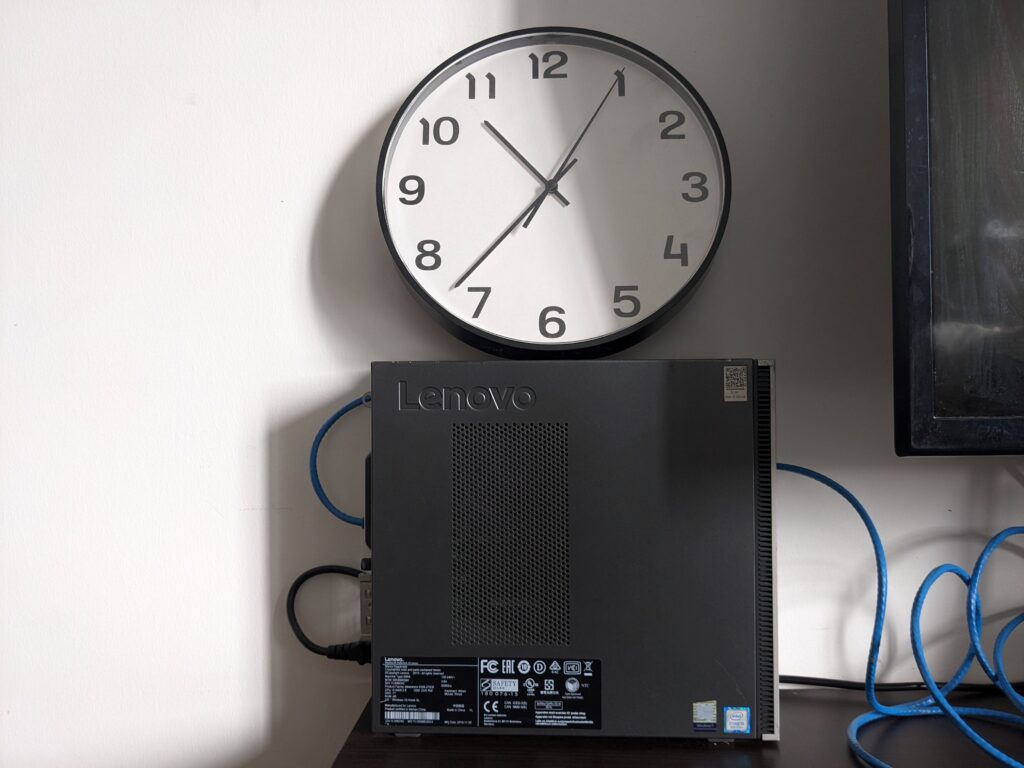 I set up Lil Beast on my TV cabinet, because that is the nearest point to my router