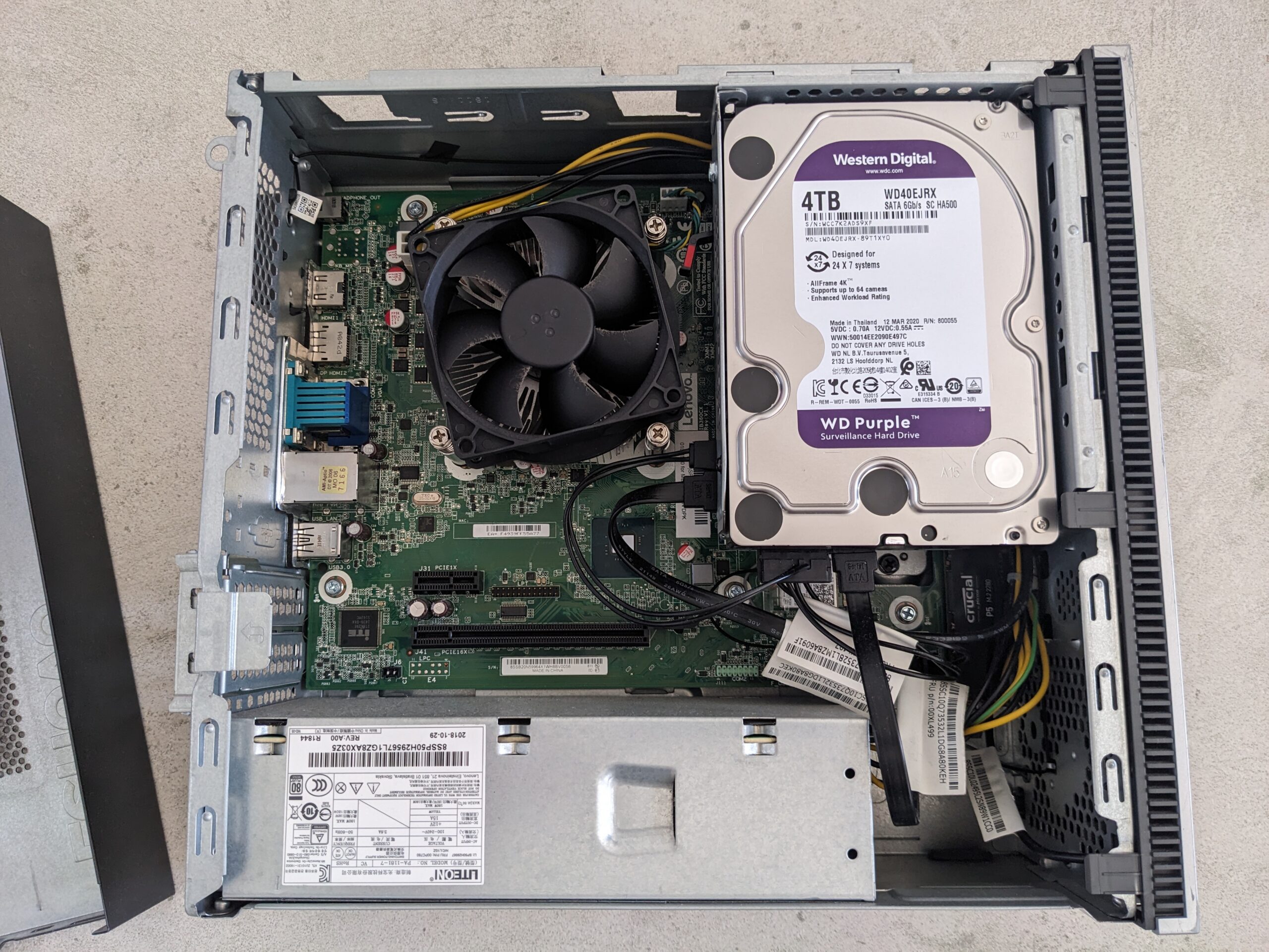 Homelab Upgrade: RAM Changes & 4TB Storage on the Lenovo 510s